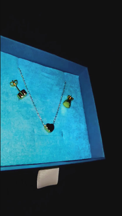 Coffret Cœur 3D – Argent 925 Plaqué Or